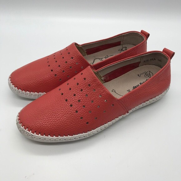 Spring Step Kalika Coral Women's size Eu 36 - US 5.5 Slip-On Flats Leather Shoes - Picture 3 of 9